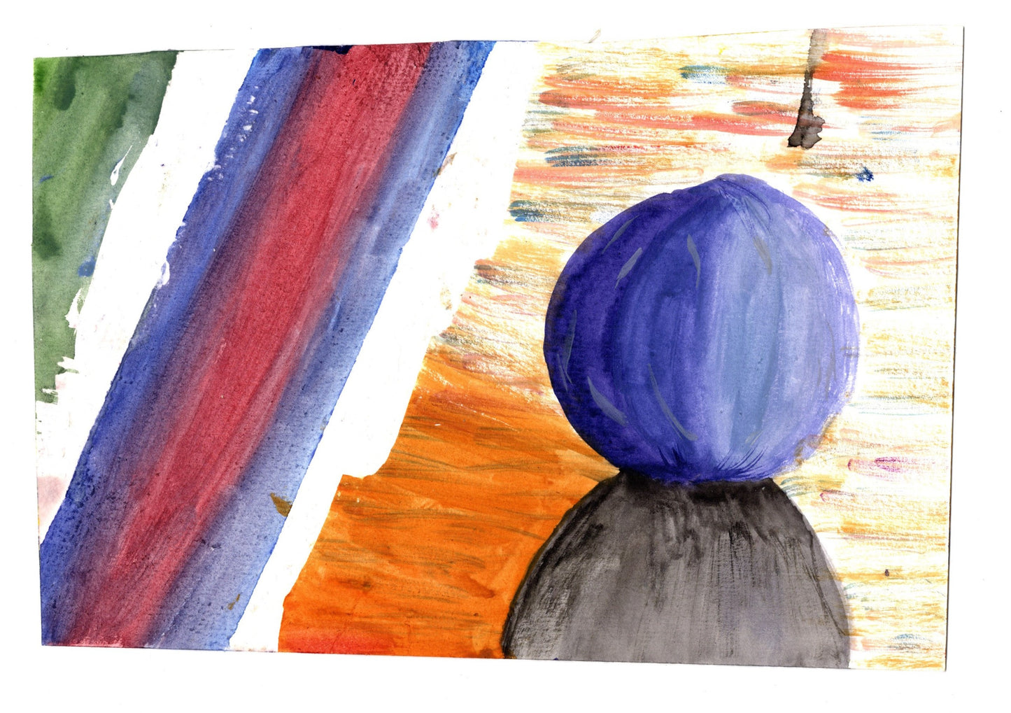 Abstract Ball and Stripes