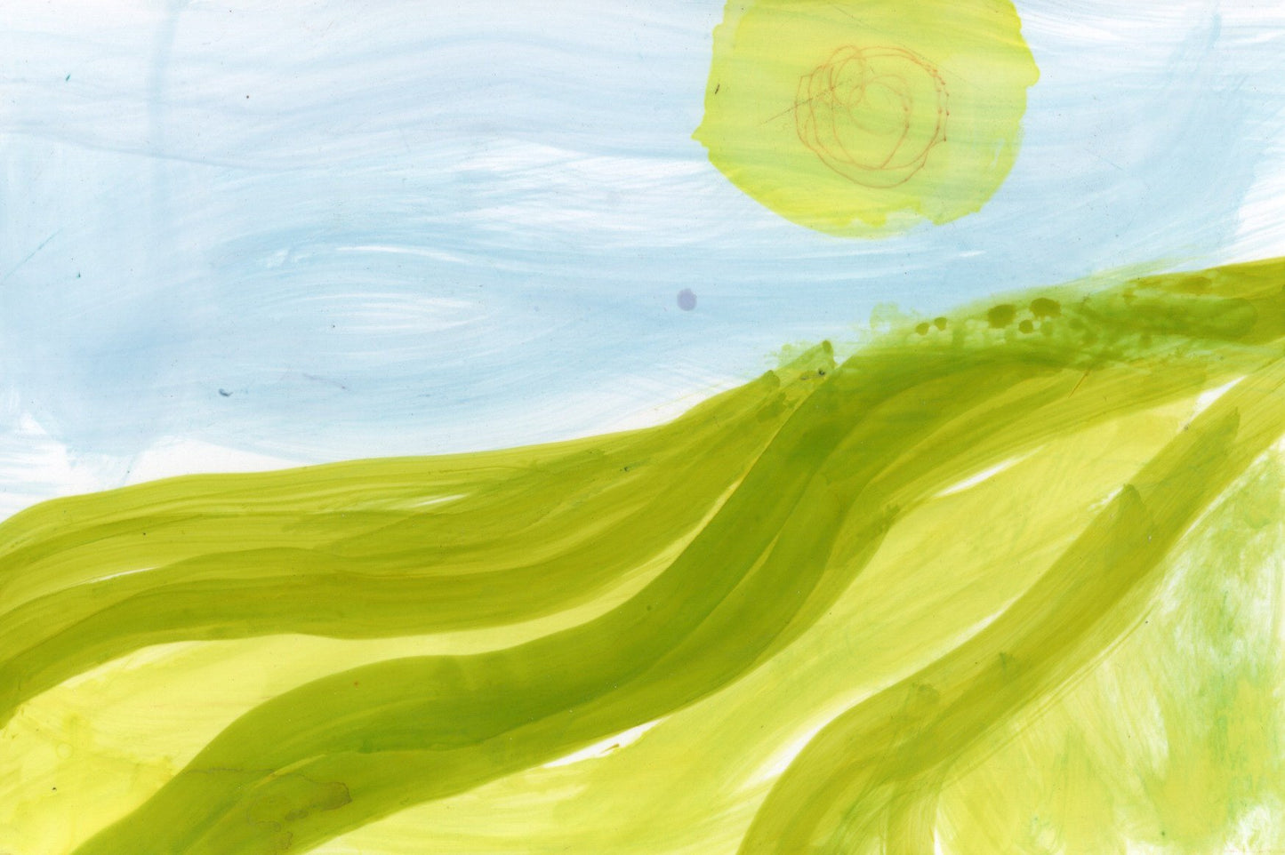 Abstract Field & Sun