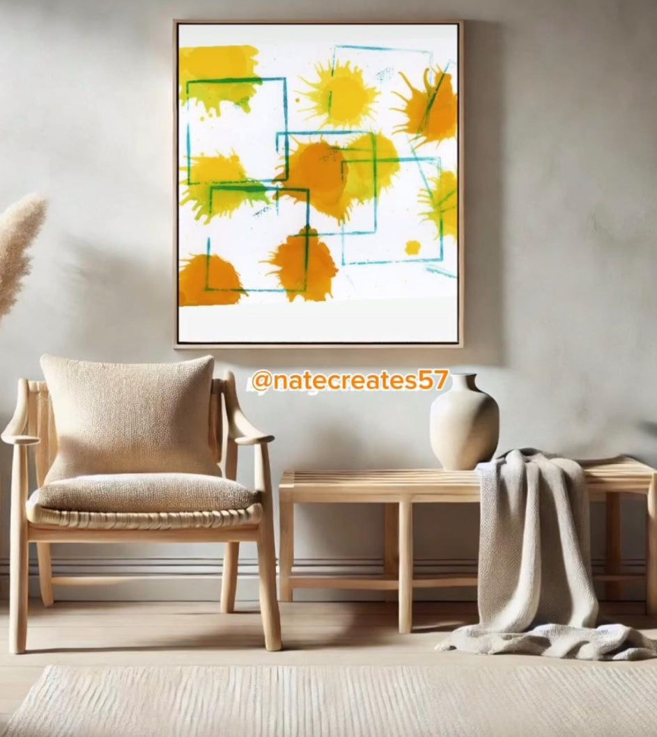 Alcohol Ink Squares & Lemon Drops