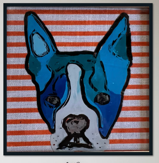 Colorful Boston Terrier Pop Art Print – Modern Dog Portrait