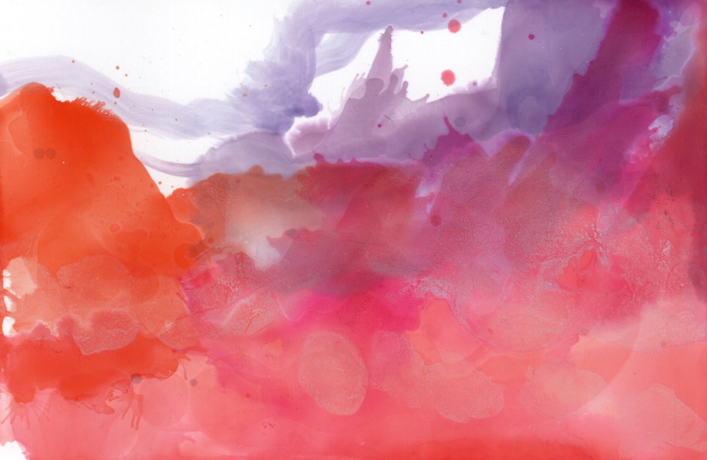 Pink, Orange, Purple Abstract