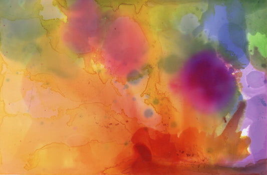 Alcohol Ink Abstract Rainbow Layers