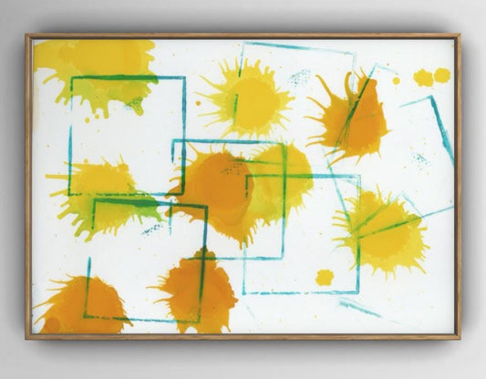 Alcohol Ink Squares & Lemon Drops